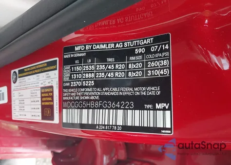 2015 Mercedes-Benz Glk 350 z USA, uszkodzony, nr VIN WDCGG5HB8FG364223